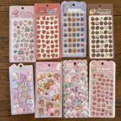 pukupuku candy 肉球 おしり シール8枚セットのサムネイル