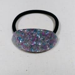 髪ゴム*·˚ ༘♡D6(レジン/シェルパウダー＊マーメイド)のサムネイル