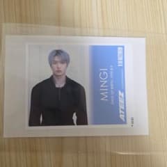 ATEEZ オリジナル ラベル缶 ミンギ ステッカー JAPANのサムネイル