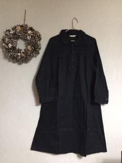 土曜日までの出品  マキシ丈シャツワンピースのサムネイル