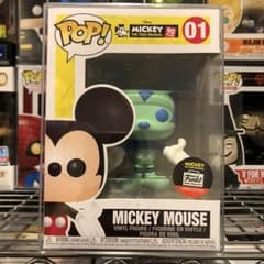 Funko Pop 미키 마우스 탄생 90 주년 기념 피규어 블루 & 그린