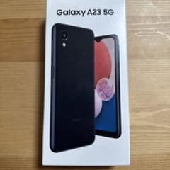 Galaxy A23 5G ブラック 64 GB auのサムネイル