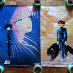 バビル2世 新・旧アニメ特典ポスターB2サイズ2枚セット ピン