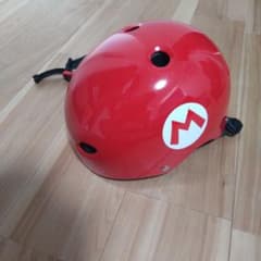 幼児・児童用　自転車用ヘルメット　マリオ・ヨッシーのサムネイル