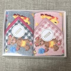 JAL機内販売　限定　フェイラー テディメイトスカイ オリジナルハンカチセット フェイラー テディメイトスカイ JALオリジナルハンカチセット 機内販売