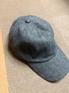 GU ヘリンボーン柄 グレーキャップのサムネイル