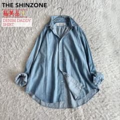 極美品☆シンゾーン DENIM DADDY SHIRTS ライトインディゴ - メルカリ