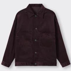 GU ブラウン メンズ　S コーデュロイシェフジャケットのサムネイル