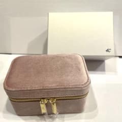 【新品未使用】4℃ ジュエリーボックス　ピンク　アクセサリーボックスのサムネイル