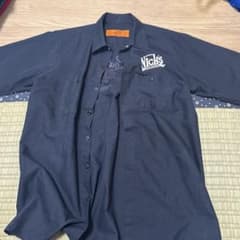 Nick's 半袖ワークシャツ ブラックのサムネイル