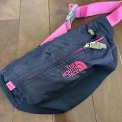 THE NORTH FACE ウエストポーチ ネイビー ピンクのサムネイル