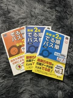 でる順パス単 3級,準2級,2級のサムネイル