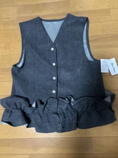 Deux Amour ♡ フリル ニット グレーベストのサムネイル