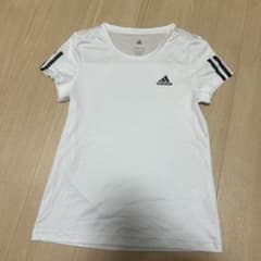 adidas ホワイト 半袖 Tシャツ 160のサムネイル