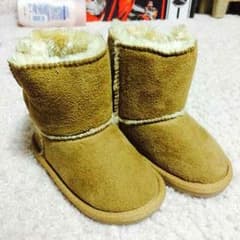 キッズ ムートンブーツ ベージュ14cm kayo様専用のサムネイル