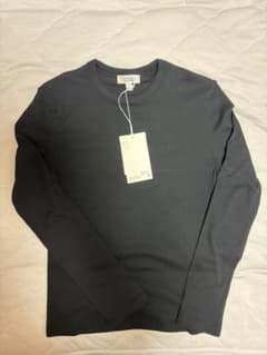 COS スリムリブコットン長袖Tシャツ　ブラック　サイズXSのサムネイル