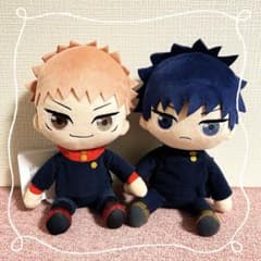 呪術廻戦 5周年 おすわりMぬいぐるみ 2点セット ラウンドワン限定
