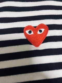 PLAY COMME des GARÇONS ストライプ長袖カットソー Lのサムネイル