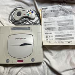 セガサターン 本体[HST0014]、外箱、説明書、コントローラー付き