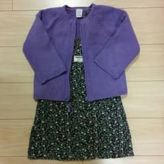 110㎝セット★gap セーター+osh koshのジャンパースカートのサムネイル
