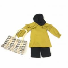 【 最終値下げ 】韓国 子ども服 ポケット付 フリル チュニック シャツのサムネイル