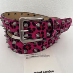JADED LONDON Panther Studded ベルトレオパードピンク m67358406986_1.jpg?1758199712