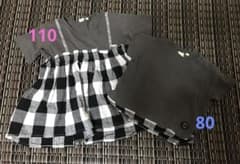 チュニック・Tシャツ　リンクコーデセット　姉弟　110・80のサムネイル