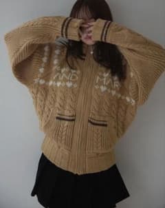 ANDMARY / Mary knit cowichan - メルカリ