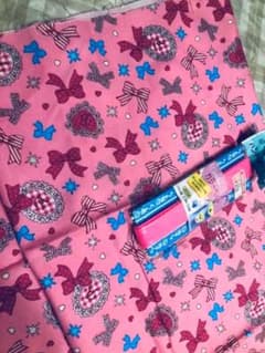 ラメ入り　リボン生地　カラーベルト新品おまけ　100cm×65cm＋αのサムネイル
