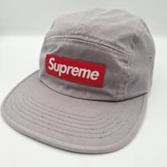 Supreme Camp Cap グレー ボックスロゴ キャップ 【12549】のサムネイル