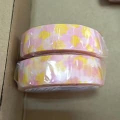 金平糖⑪点　中古海外マスキングテープ✩同梱割1300円 マスキングテープ 金平糖柄 同柄2巻セット ニチバン Petit joie - メルカリ