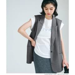 coca ストライプ柄ジレベスト　Lのサムネイル