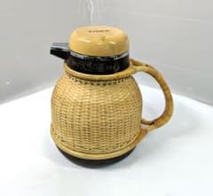 タイガー魔法瓶 籐ポット1.04L 卓上ポット/昭和レトロ PSJ-1000 - メルカリ