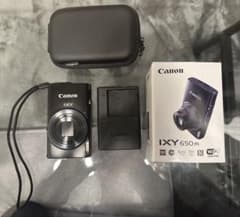 Canon IXY 650m ケース付 液晶フィルム貼付済 動作確認済‼️ - メルカリ