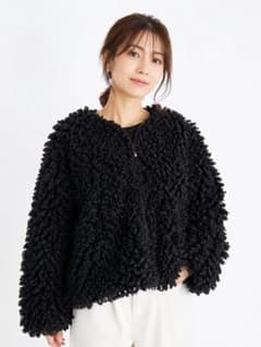 美品　オオトロ　プードルコート　ファーコート　ボアジャケット　韓国のサムネイル