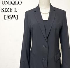 美品 UNIQLO ユニクロ 感動テーラードジャケット　リラックスフィットのサムネイル