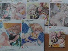 丸*す様 カッコウの許嫁 特典ポストカード ステッカーセットのサムネイル