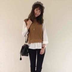 heather 今期新品！ハイネックベスト キリカエシャツのサムネイル