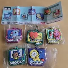 BT21 Kura Sushi Original Rubber Mascot 5-Piece Set (Anonymous Shipping)