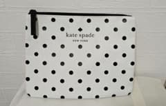 ケイト・スペード　kate spade　ノベルティ　景品　ポーチ　フラットポーチのサムネイル
