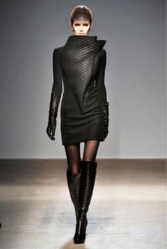 Gareth Pugh 아머 롱 부츠 가죽 Rick Owens 37