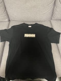 Supreme Burberry Box Logo Tシャツ ブラック Sのサムネイル
