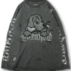 GALFY (ガルフィー) 病みに染まりしロンTee INK BLACKのサムネイル