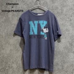 Champion × Vintage PEANUTS コラボ スヌーピー Mのサムネイル