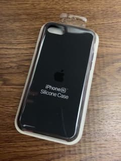 純正　iPhone 7/8/SE2 ブラック　シリコンケースのサムネイル