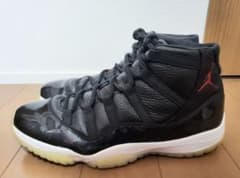 NIKE AIR JORDAN 11 RETRO ブラック 72-10のサムネイル