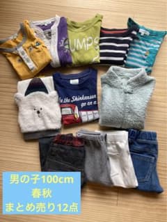 男の子　春秋服　100cm  まとめ売り12点のサムネイル