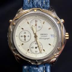 カ*シ様 SEIKO LUCENT クロノグラフ クォーツ 腕時計のサムネイル
