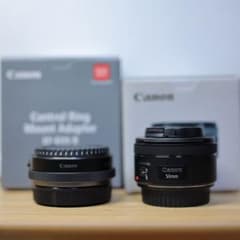 Canon マウントアダプター＋EF 50mm F1.8 STMのサムネイル