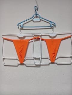 HOM オレンジ メッシュ Ｔバック 2枚セットのサムネイル